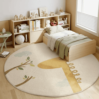 Cocon Montessori Tapis Rond Bébé Animaux De La Forêt