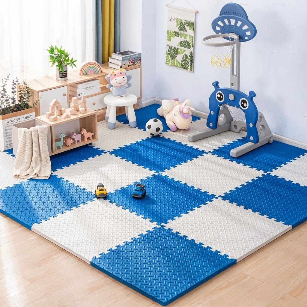 Cocon Montessori Tapis Sol Enfant Dalle Mousse