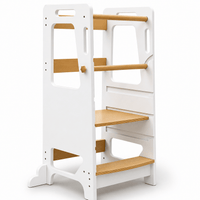 Cocon Montessori Tour D'Apprentissage Ajustable Montessori En Bois