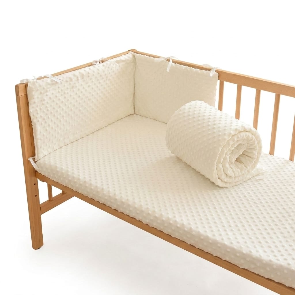 Cocon Montessori Tour De Lit Matelassé Anti Choc