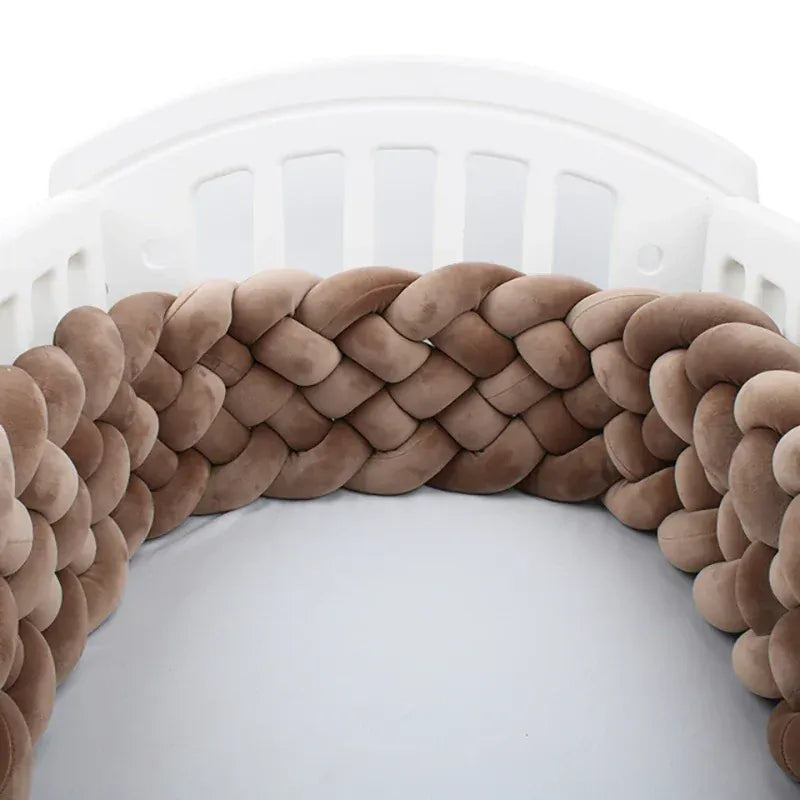 Cocon Montessori Tour De Lit Tressé En Peluche Pour Bébé