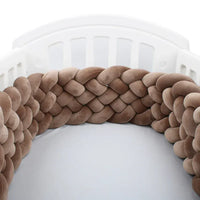Cocon Montessori Tour De Lit Tressé En Peluche Pour Bébé