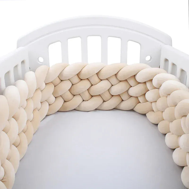 Cocon Montessori Tour De Lit Tressé En Peluche Pour Bébé