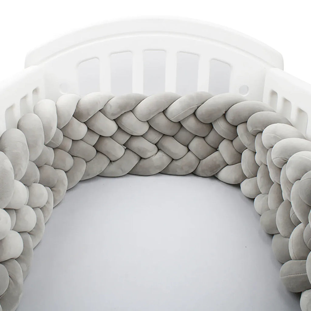 Cocon Montessori Tour De Lit Tressé En Peluche Pour Bébé