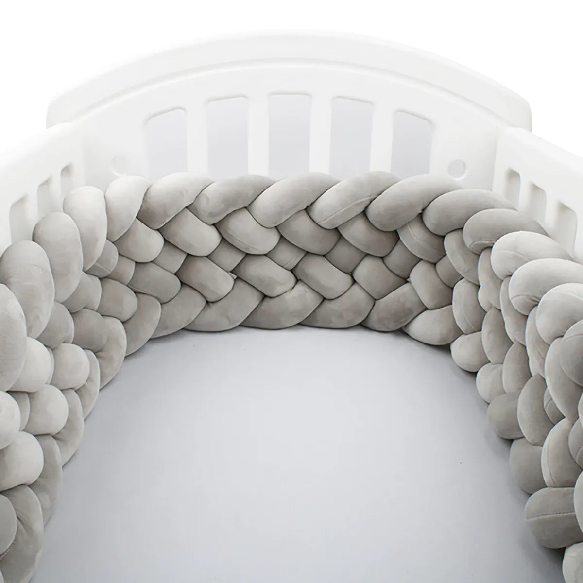 Cocon Montessori Tour De Lit Tressé En Peluche Pour Bébé